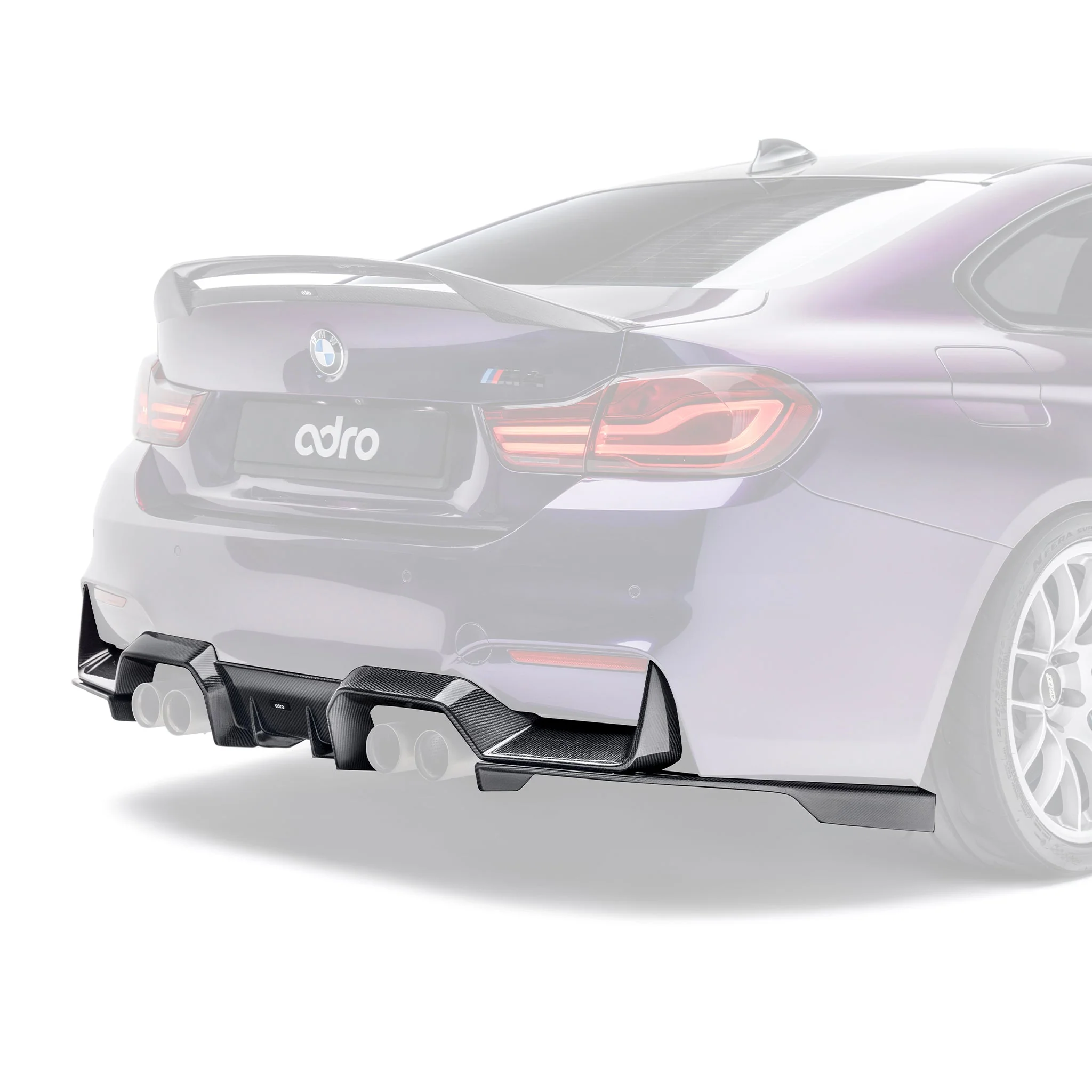 BMW F82 M4 CARBON FIBER REAR DIFFUSER FINAL EDITION - Image 2