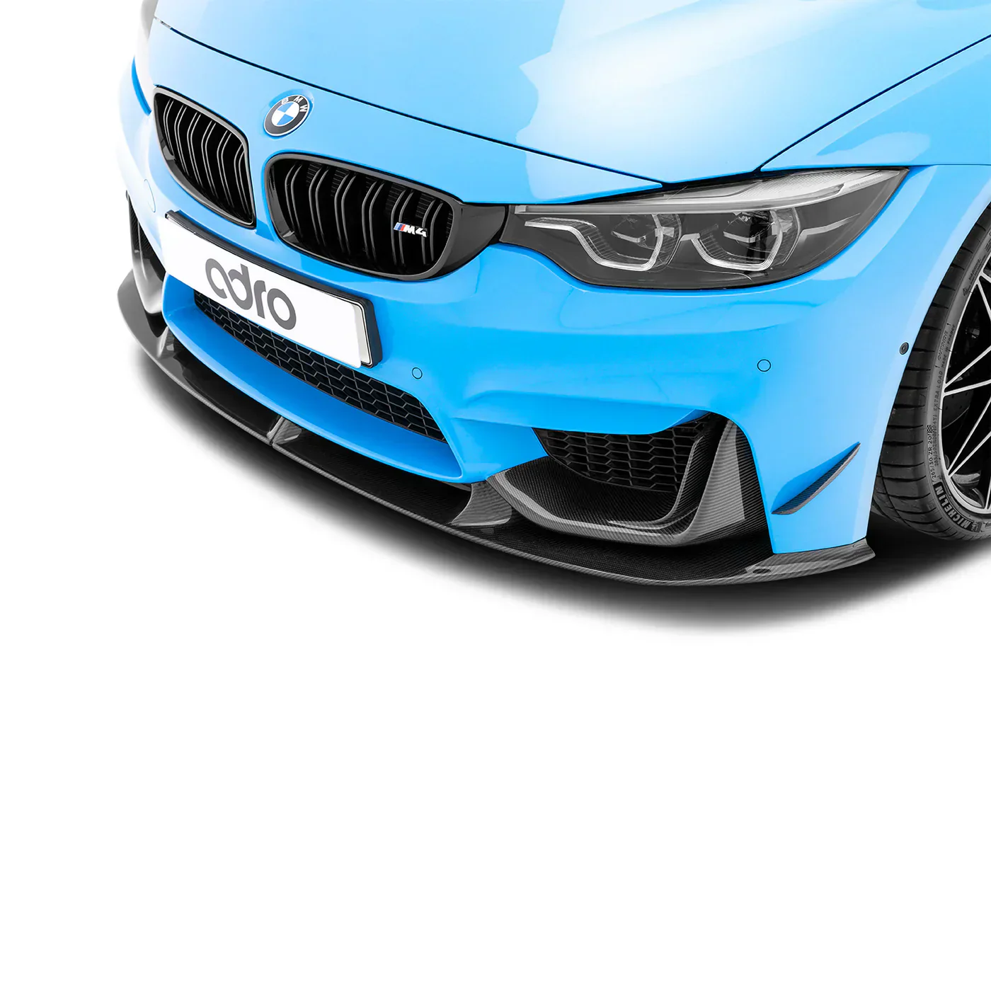 BMW F8X M3/M4 CARBON FIBER FRONT BUMPER CANARDS - Image 8