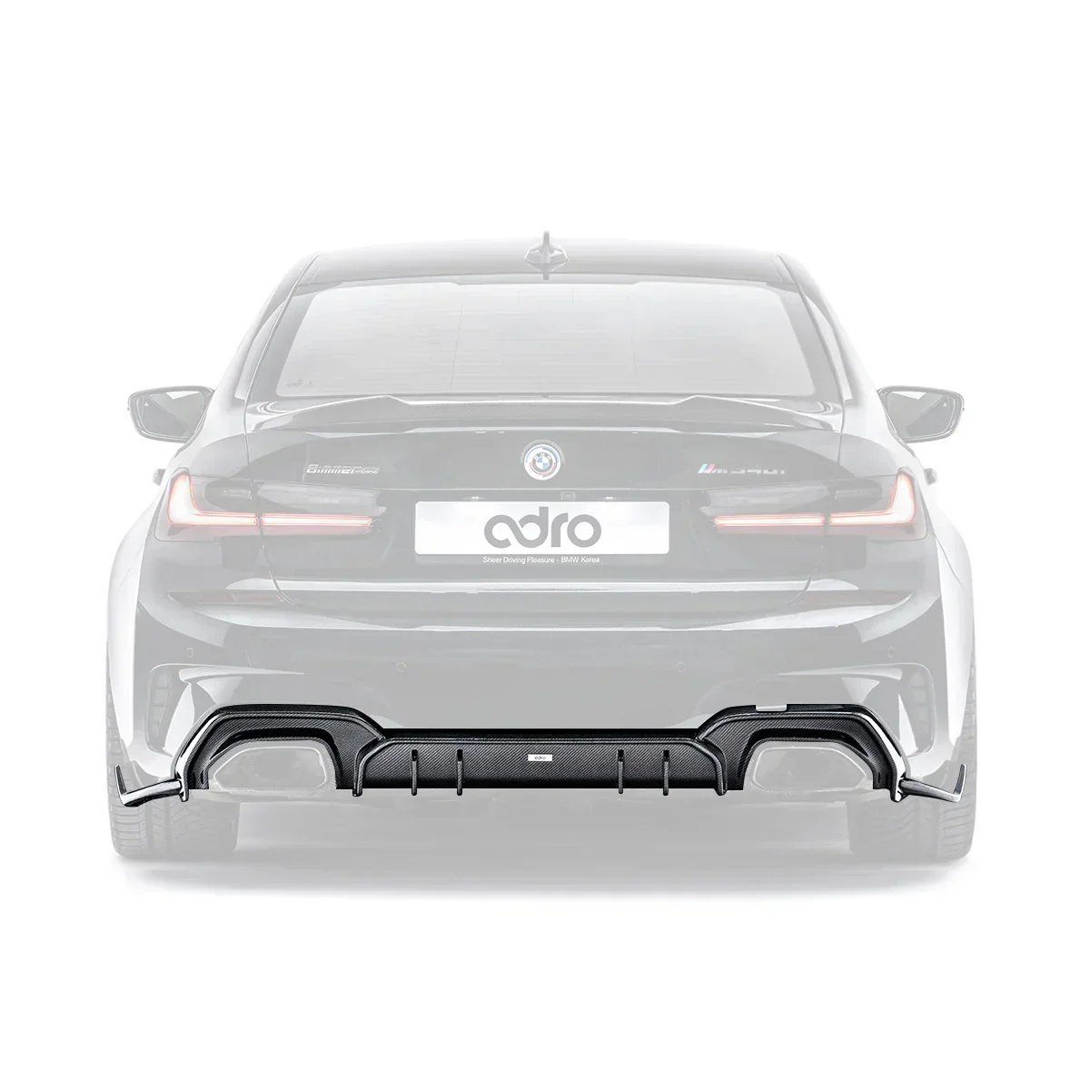 BMW G20 M340i CARBON FIBER REAR DIFFUSER