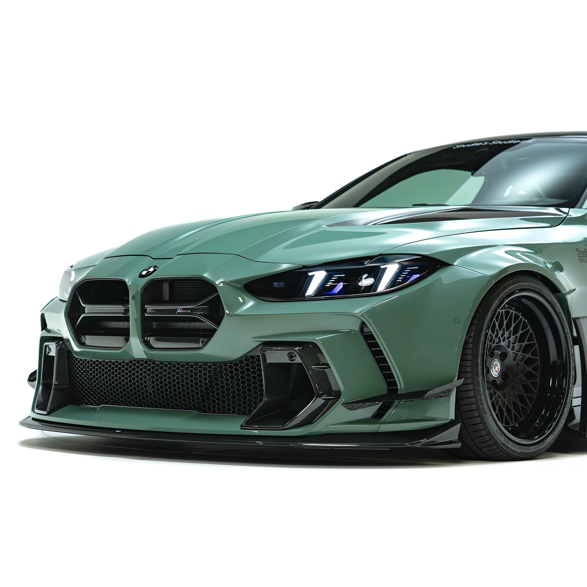 BMW G8X M3/M4 PREPREG GRILLES (ADRO BUMPER V2) - Image 4