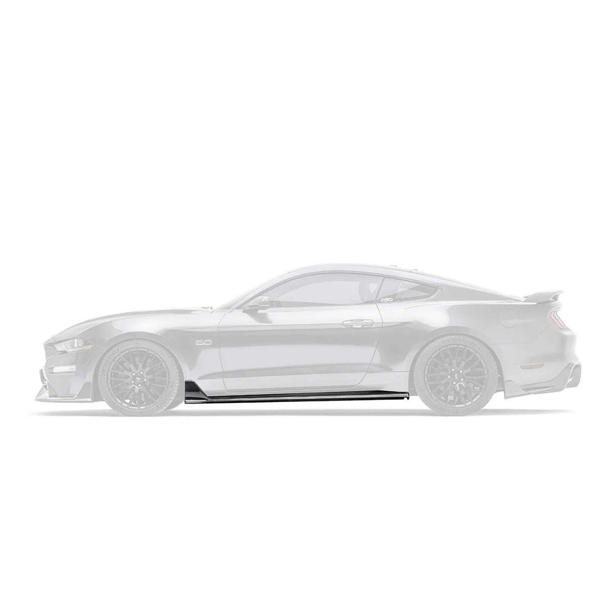FORD MUSTANG CARBON FIBER SIDE SKIRTS