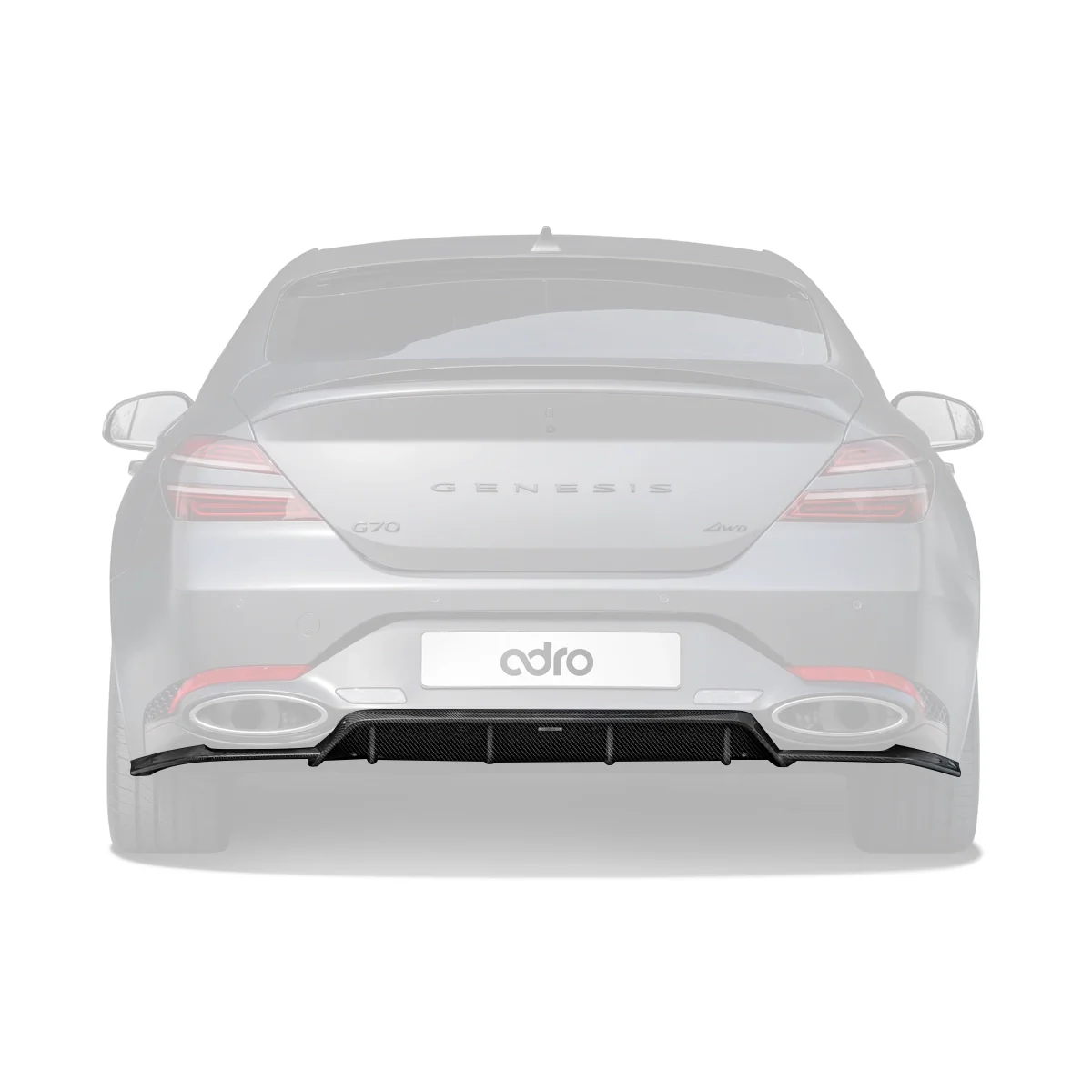 GENESIS G70 FL CARBON FIBER REAR DIFFUSER