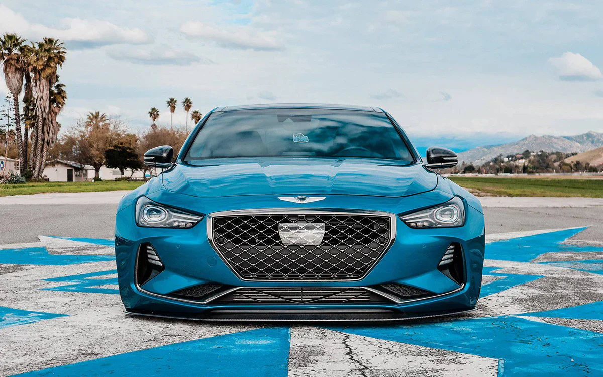 GENESIS G70 CARBON FIBER FRONT LIP V1 - Image 7