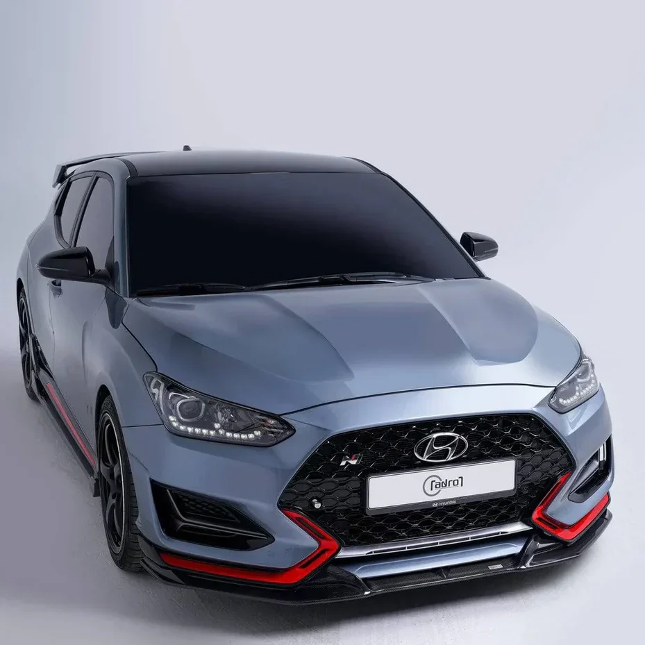 HYUNDAI VELOSTER N CARBON FIBER FRONT LIP (B TYPE) V2 - Image 3