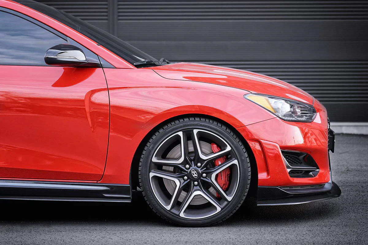 HYUNDAI VELOSTER N CARBON FIBER SIDE SKIRTS V1 - Image 4