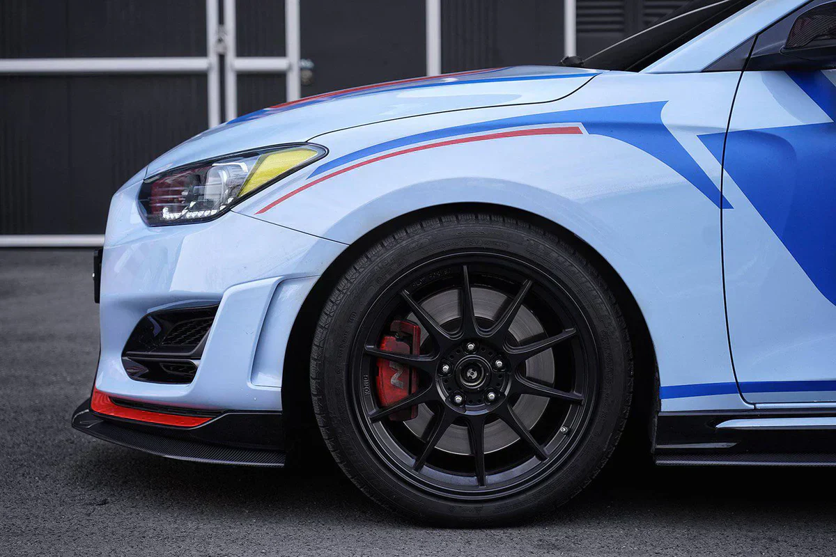 HYUNDAI VELOSTER N CARBON FIBER SIDE SKIRTS V1 - Image 6