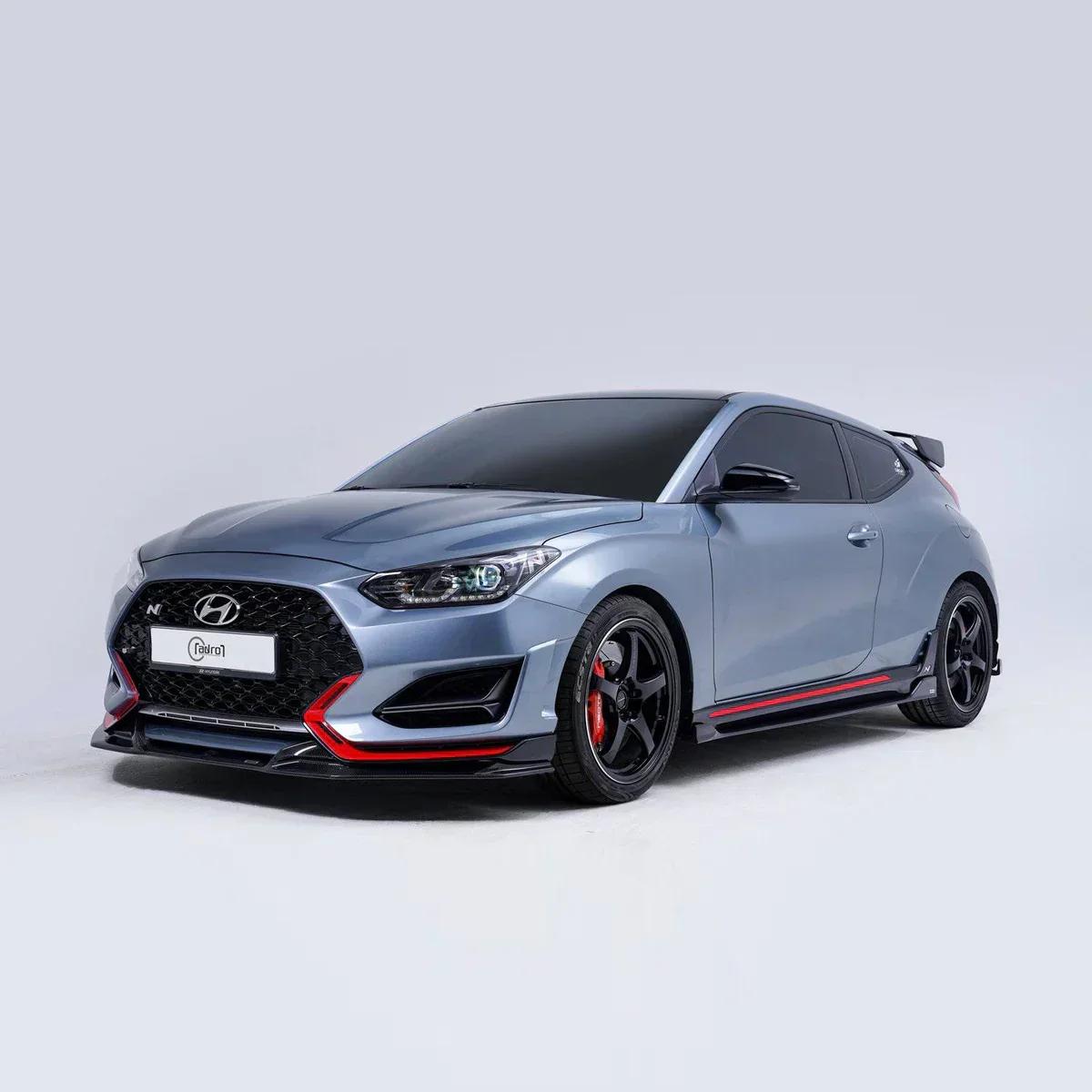 HYUNDAI VELOSTER N CARBON FIBER SIDE SKIRTS V2 - Image 3