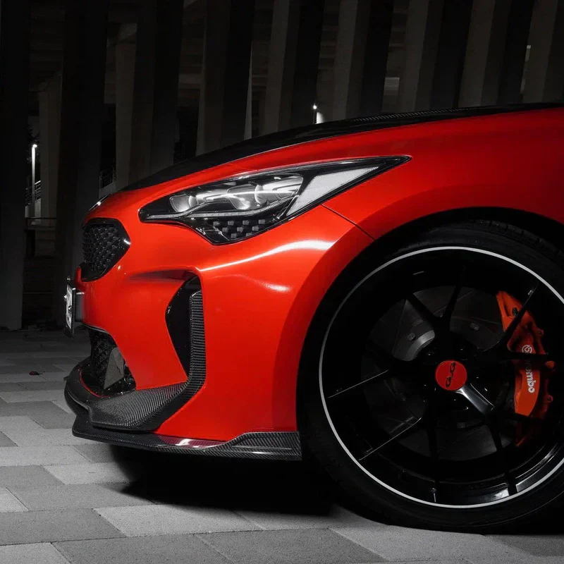 KIA STINGER CARBON FIBER LOWER FRONT LIP V2 - Image 6