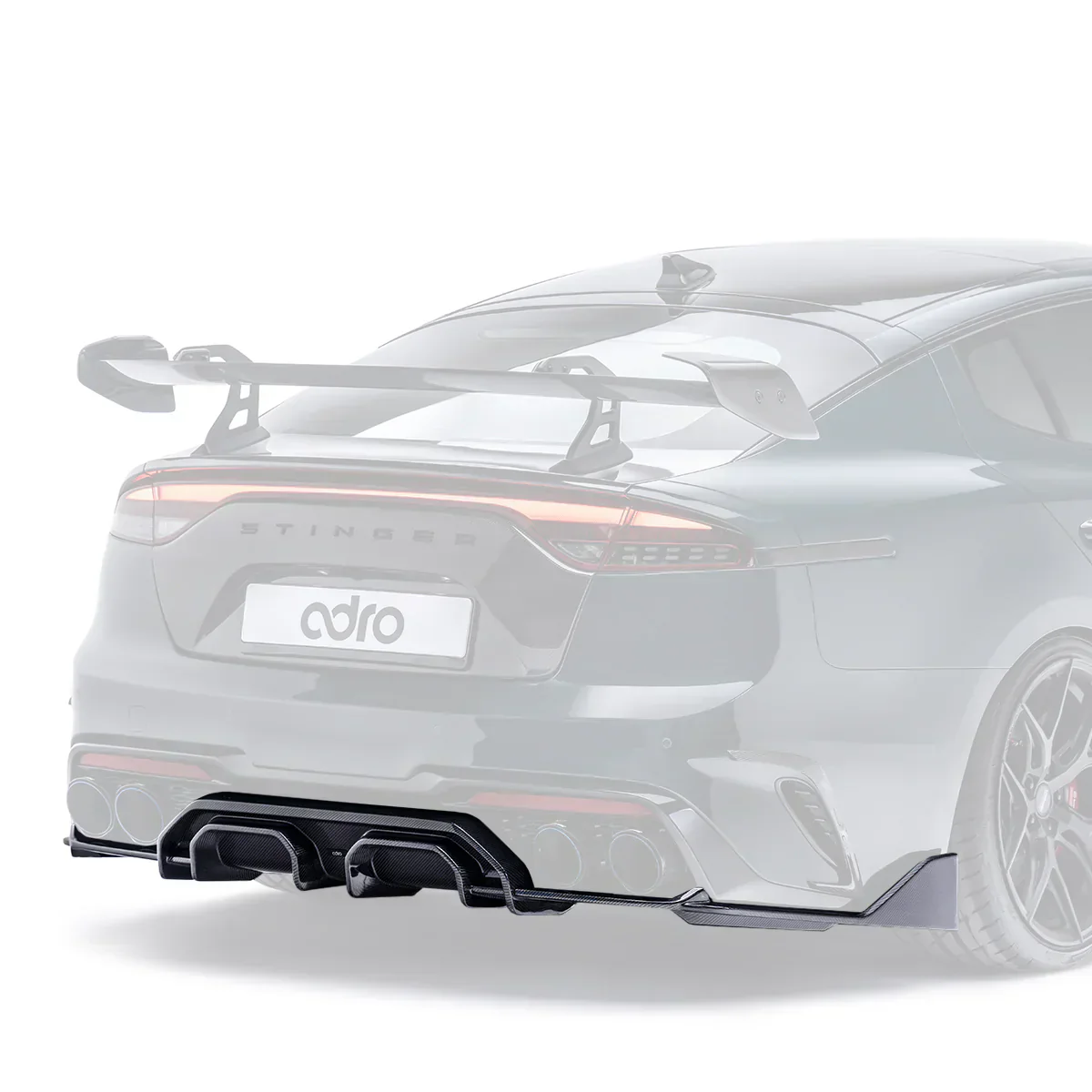 KIA STINGER (FINAL EDITION) CARBON FIBER REAR DIFFUSER