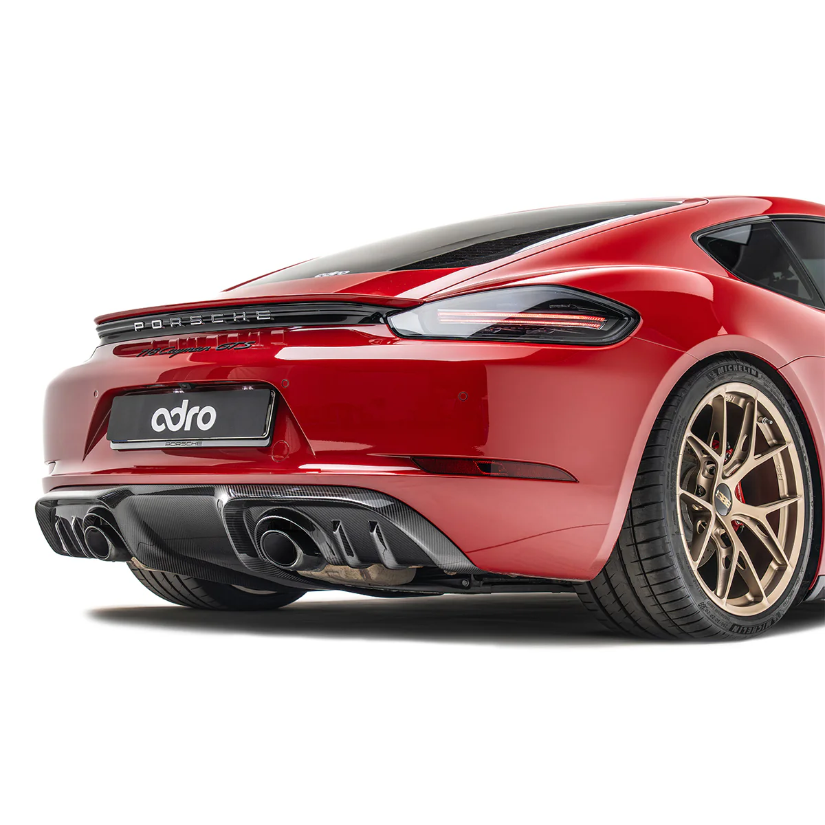 PORSCHE 718 PREPREG REAR DIFFUSER - Image 3