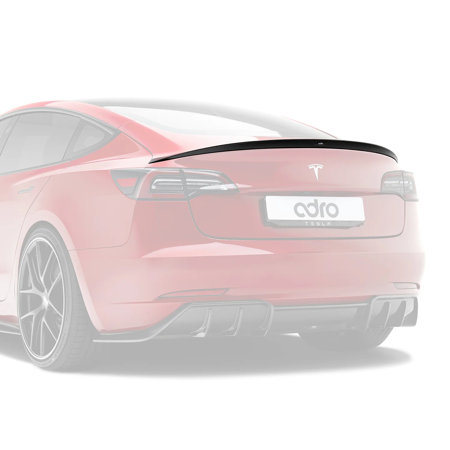 TESLA MODEL 3 PREPREG SPOILER V1