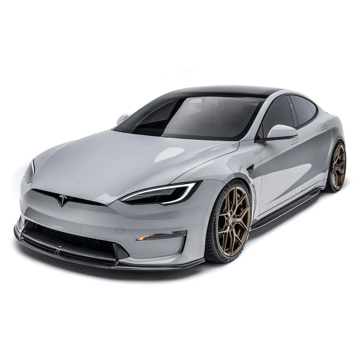 TESLA MODEL S PLAID PREPREG SIDE SKIRTS - Image 2