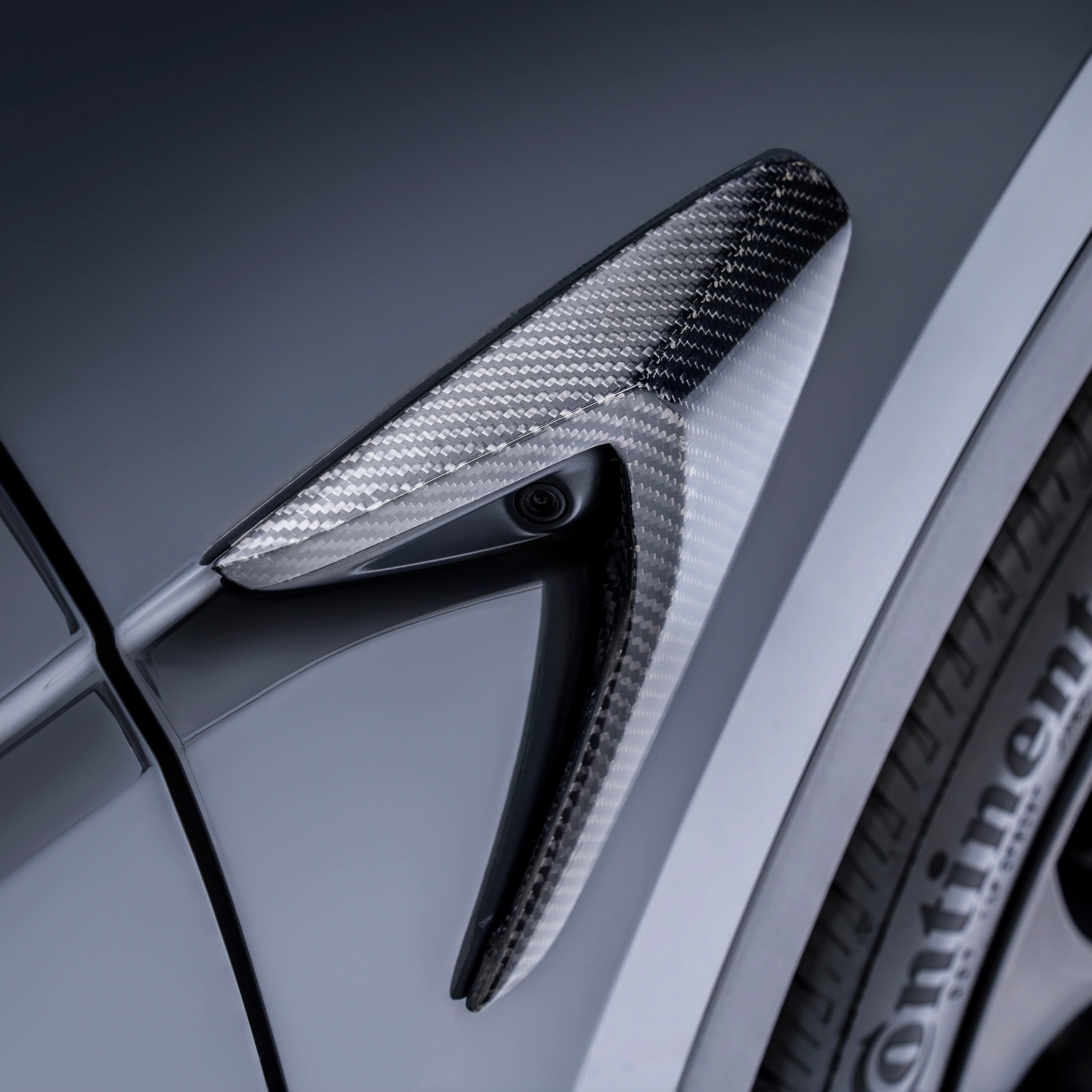 TESLA MODEL Y CARBON FIBER SIDE CAMERA COVERS - Image 2