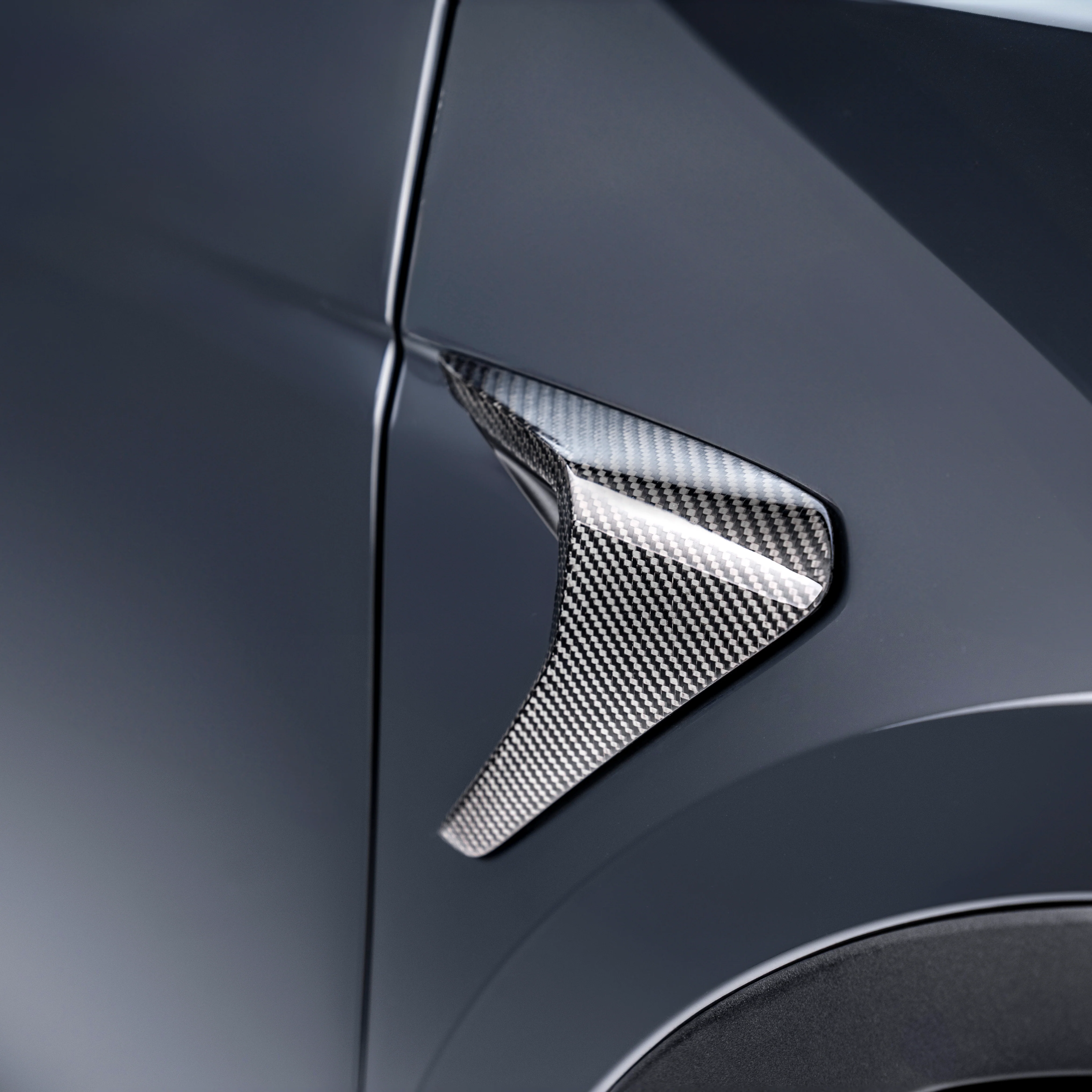 TESLA MODEL Y CARBON FIBER SIDE CAMERA COVERS - Image 3