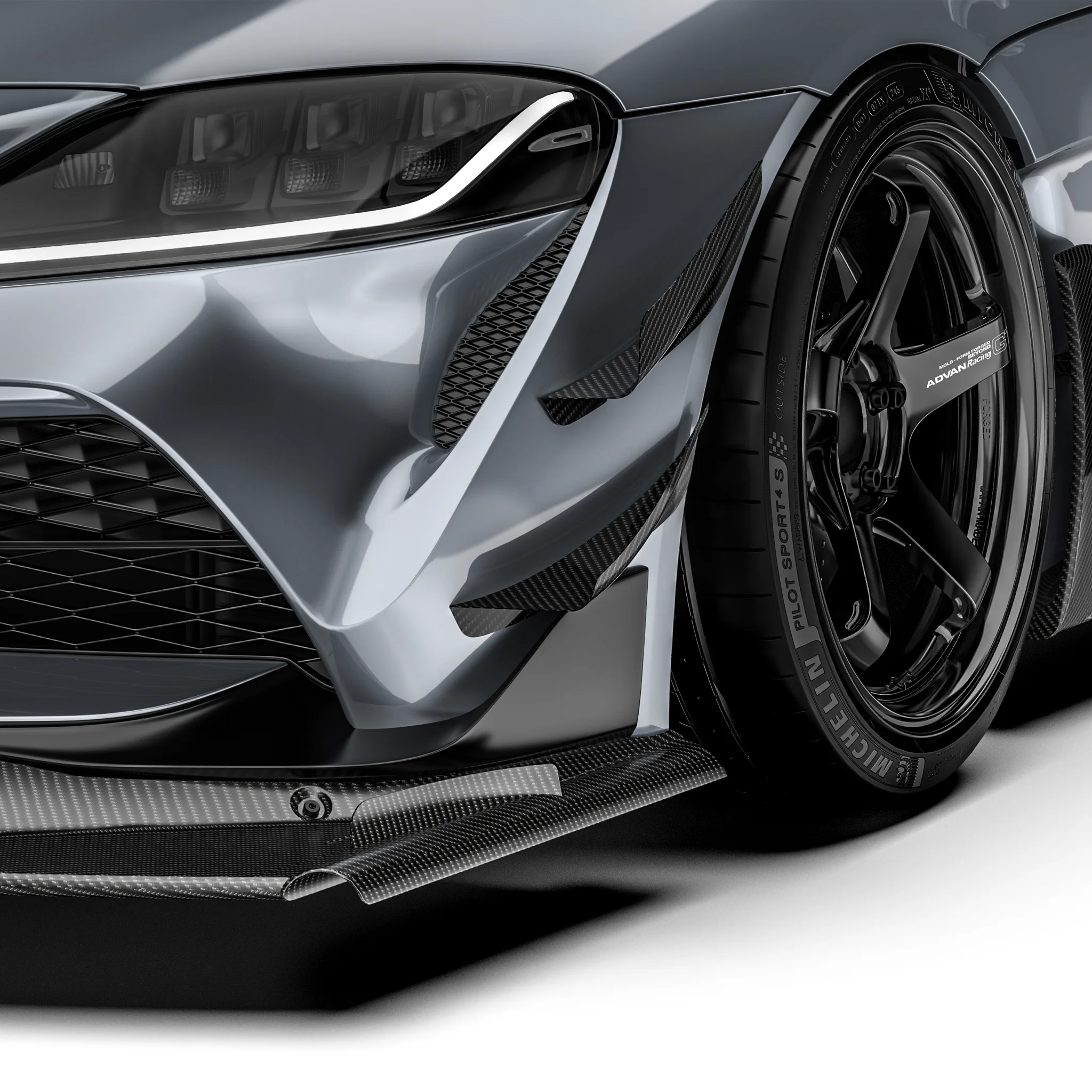 TOYOTA GR SUPRA ARD PREPREG CANARDS (STOCK BUMPER) - Image 2