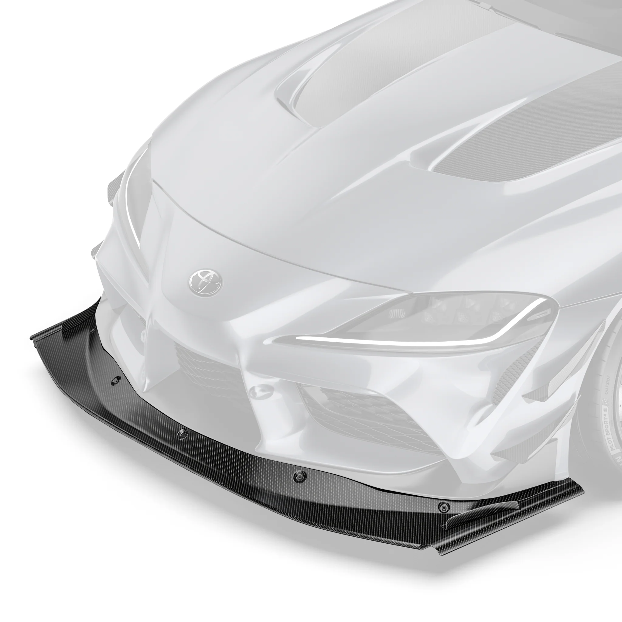 TOYOTA GR SUPRA ARD PREPREG RACE SPLITTER (STOCK BUMPER)