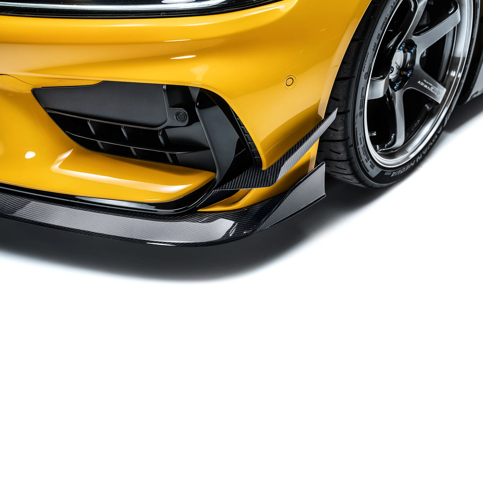 TOYOTA GR SUPRA CARBON FIBER FRONT LIP V2 (ADRO BUMPER) - Image 6