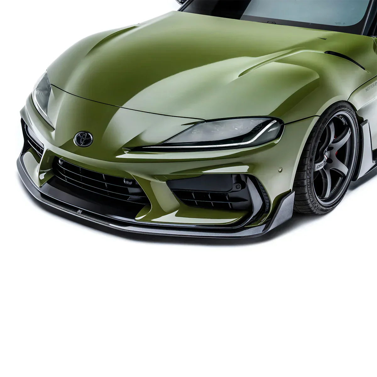 TOYOTA GR SUPRA CARBON FIBER FRONT LIP (ADRO BUMPER) - Image 6