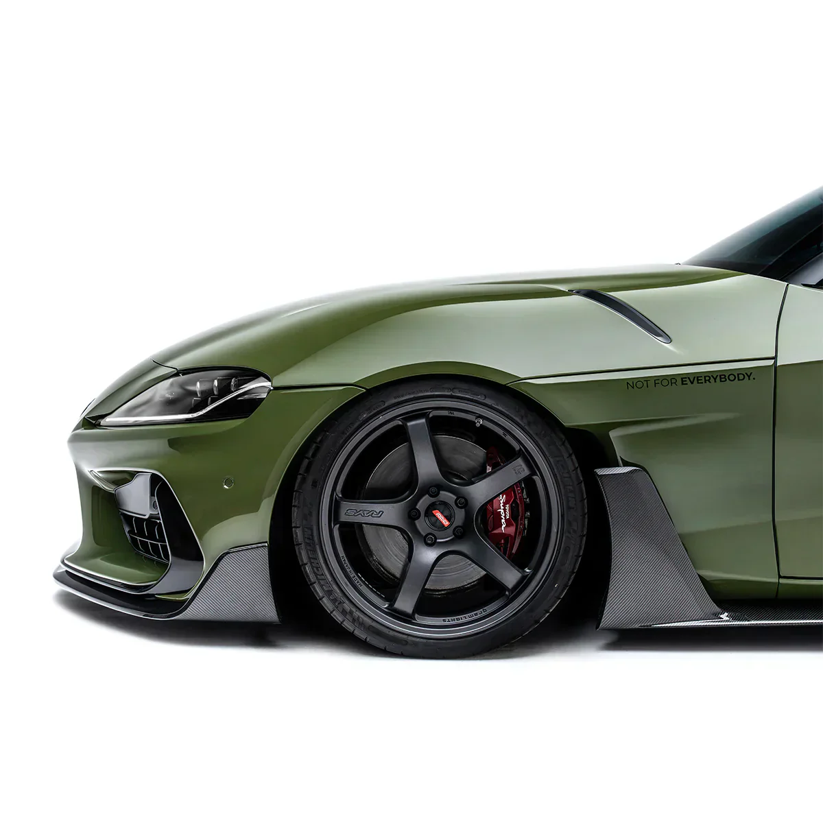 TOYOTA GR SUPRA CARBON FIBER FRONT LIP (ADRO BUMPER) - Image 7