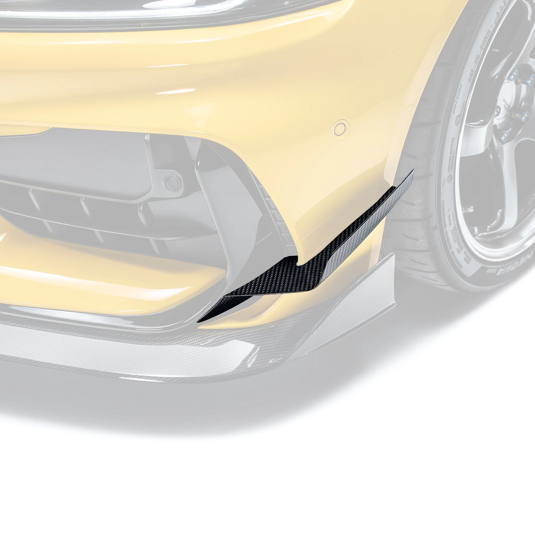 TOYOTA GR SUPRA PREPREG FRONT BUMPER CANARDS (ADRO BUMPER)