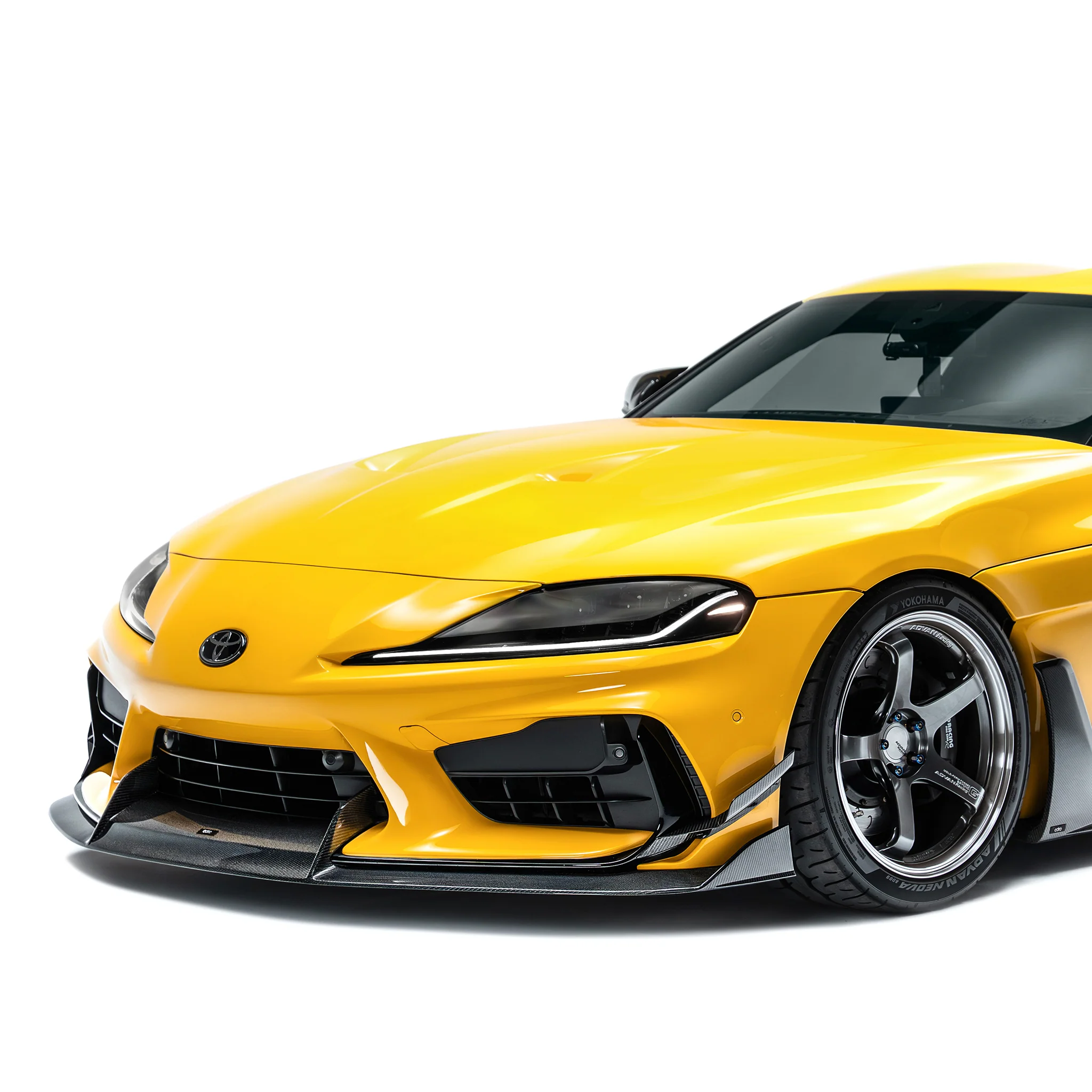 TOYOTA GR SUPRA PREPREG FRONT BUMPER CANARDS (ADRO BUMPER) - Image 4